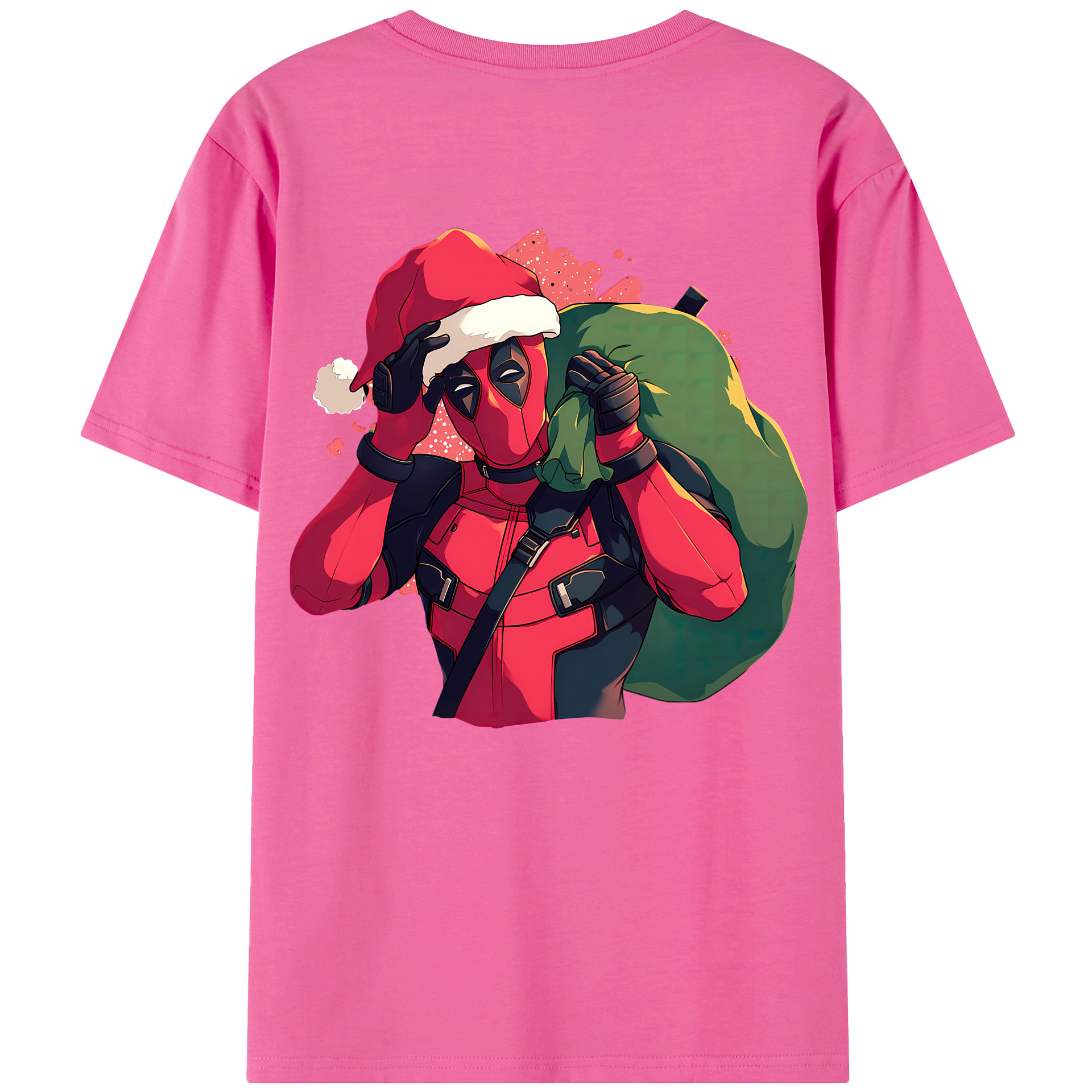 （画像用） Deadpool デッドプール レディース半袖Tシャツ(バックプリント)